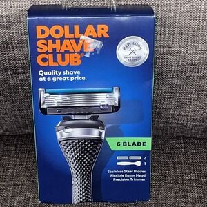 Dollar Shave Club Razor‎ Handle + 2 Cartridges Razor Refills